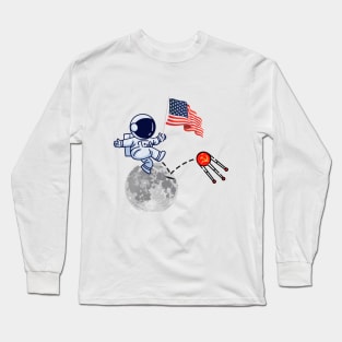 American Cold War Victory (Space Race) Long Sleeve T-Shirt